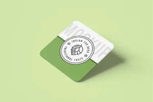 Desain Mockup Square Coaster